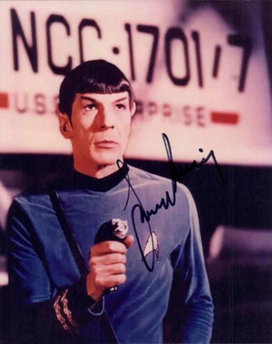 Leonard Nimoy autograph