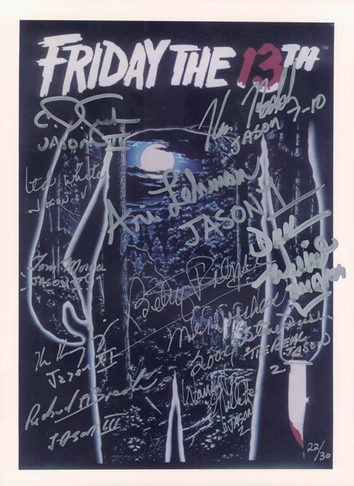 Friday The 13th autograph