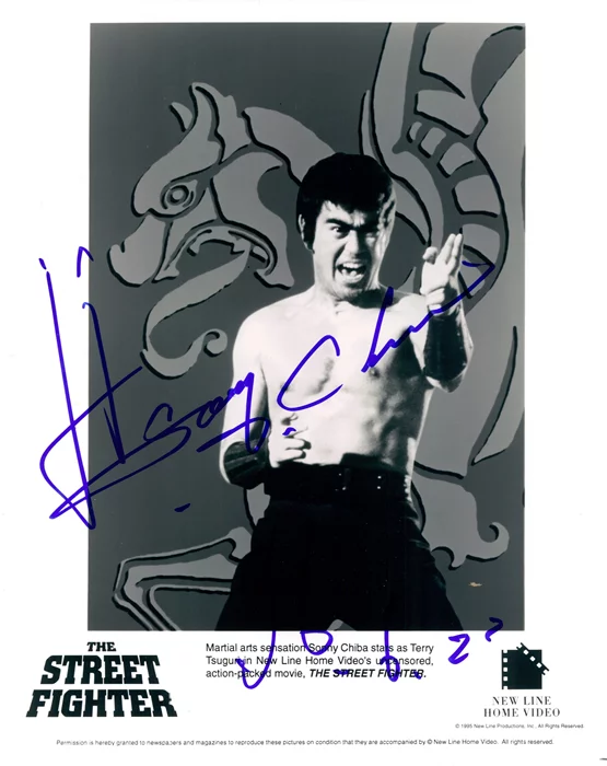 Sonny Chiba autograph