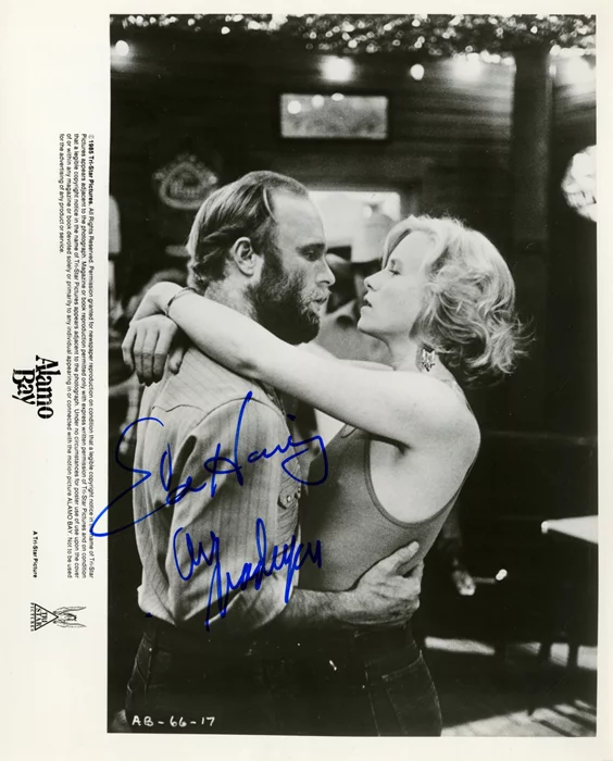 Ed Harris and Amy Madigan autograph