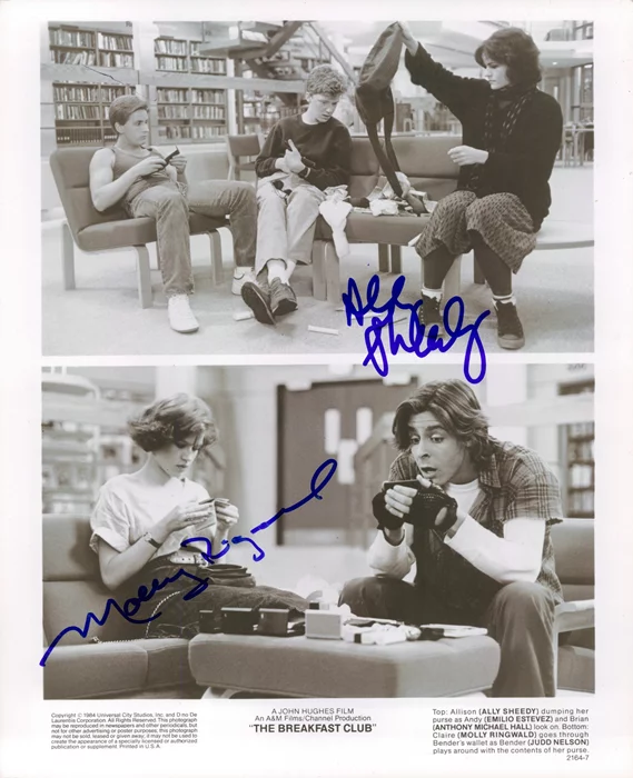 The Breakfast Club autograph