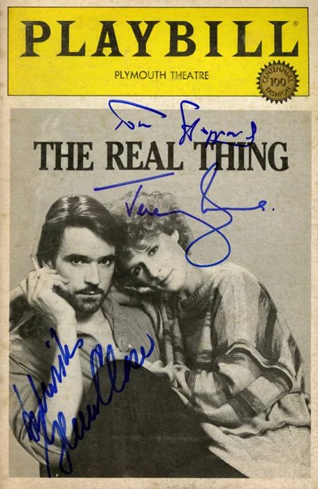 The Real Thing autograph