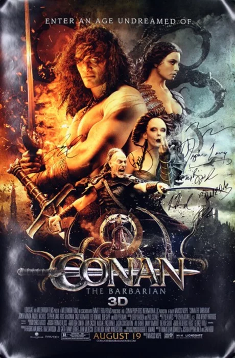 Conan The Barbarian autograph