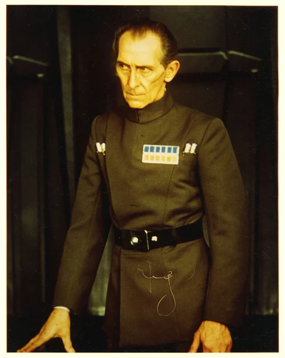 Peter Cushing autograph