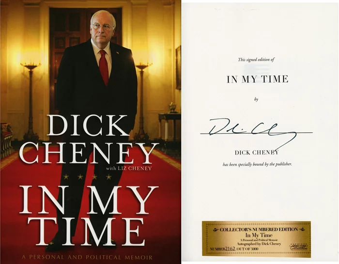 Dick Cheney autograph
