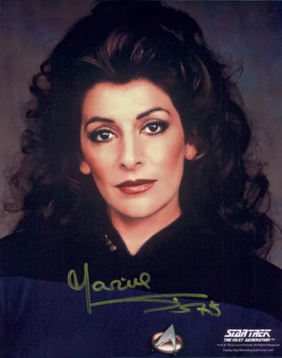 Marina Sirtis autograph