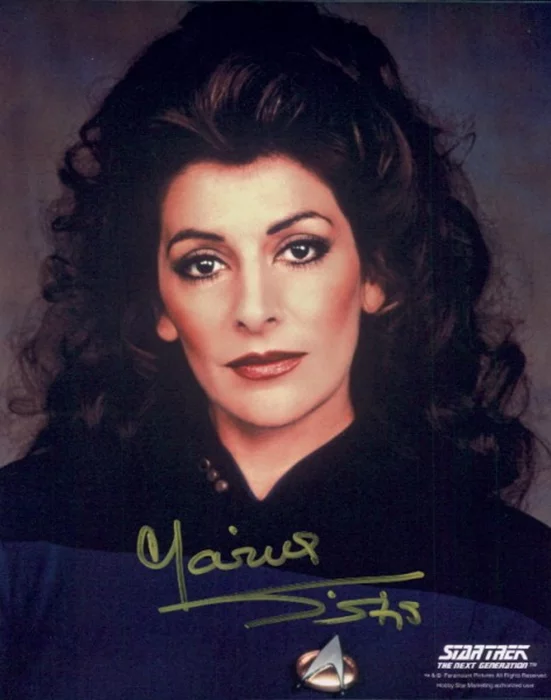 Marina Sirtis autograph