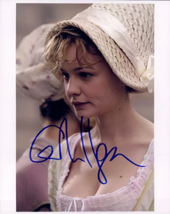 Carey Mulligan autograph
