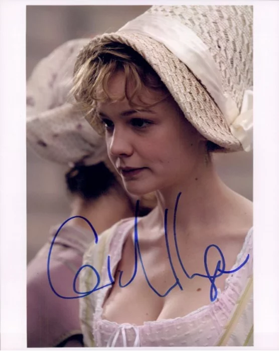 Carey Mulligan autograph