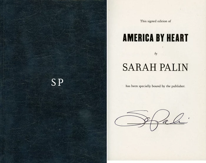Sarah Palin autograph