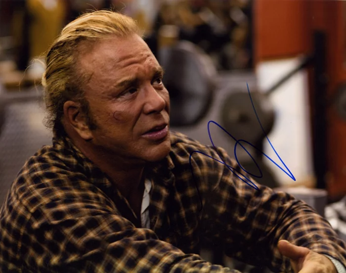 Mickey Rourke autograph