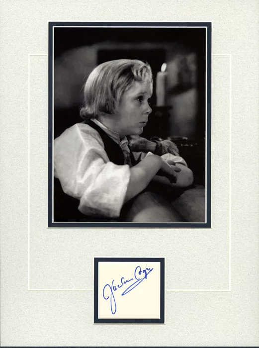 Jackie Cooper autograph