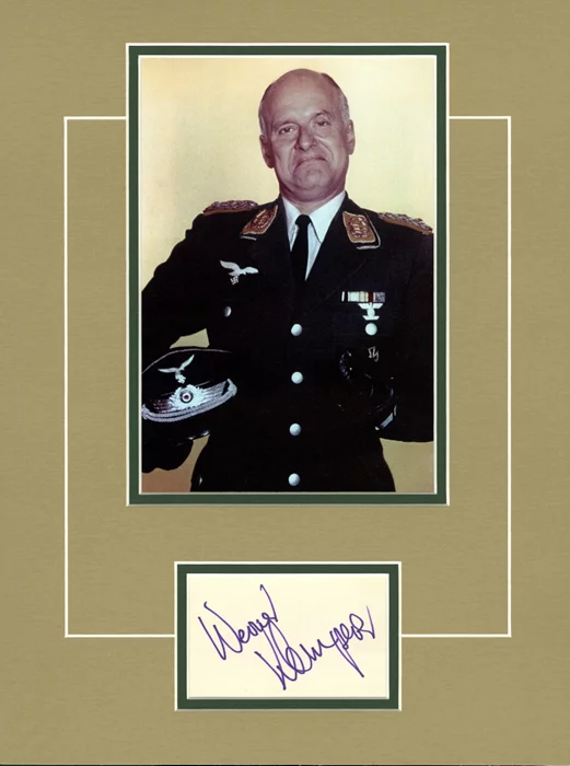 Werner Klemperer autograph