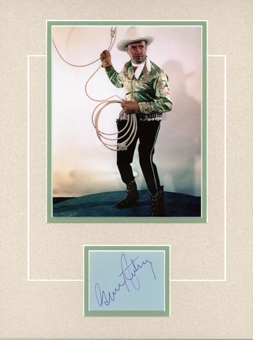Gene Autry autograph