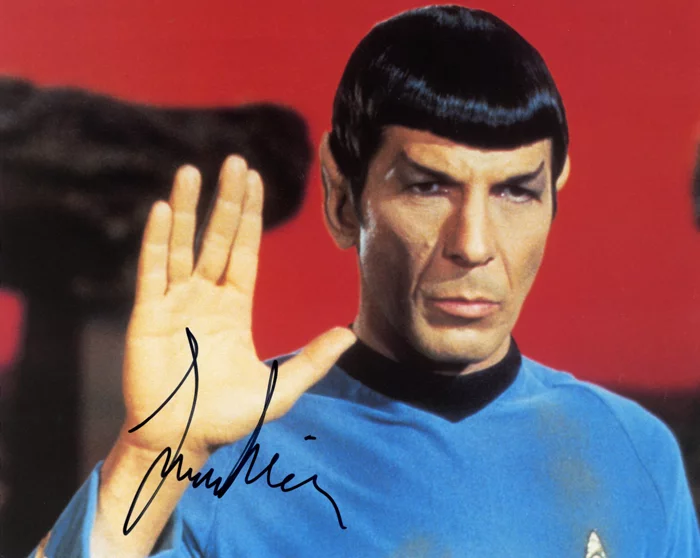 Leonard Nimoy autograph