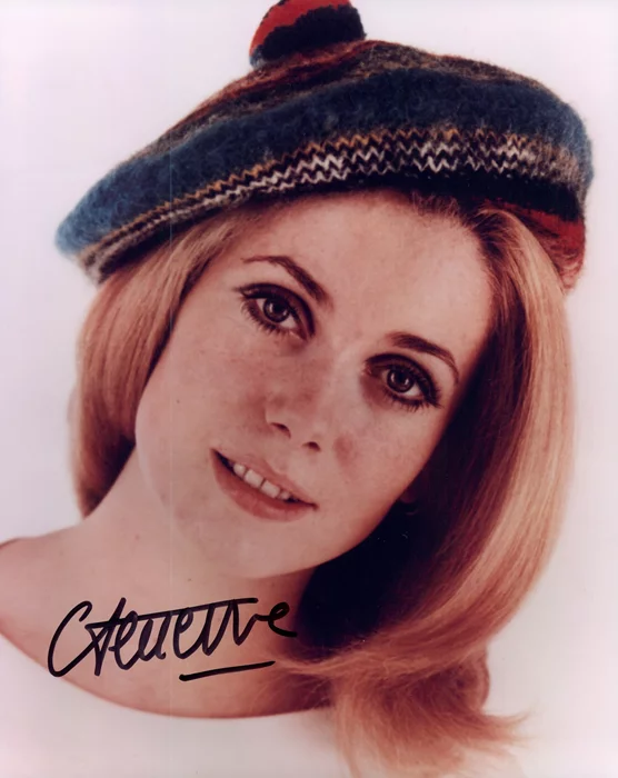 Catherine Deneuve autograph