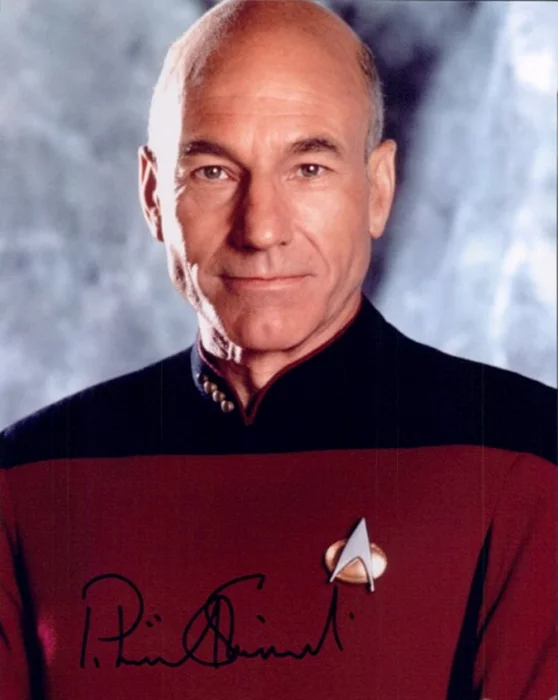 Patrick Stewart autograph