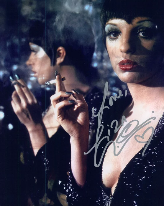 Liza Minnelli autograph