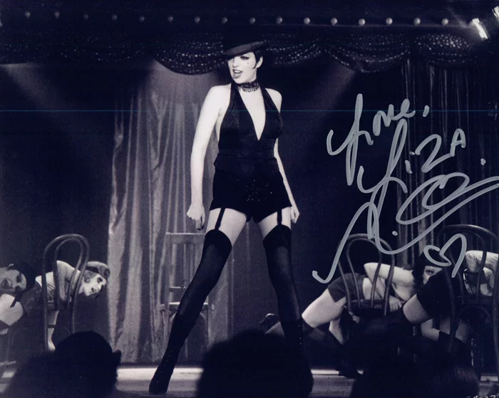 Liza Minnelli autograph