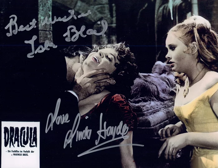 Taste the Blood of Dracula autograph