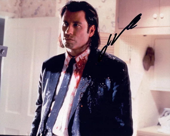 John Travolta autograph