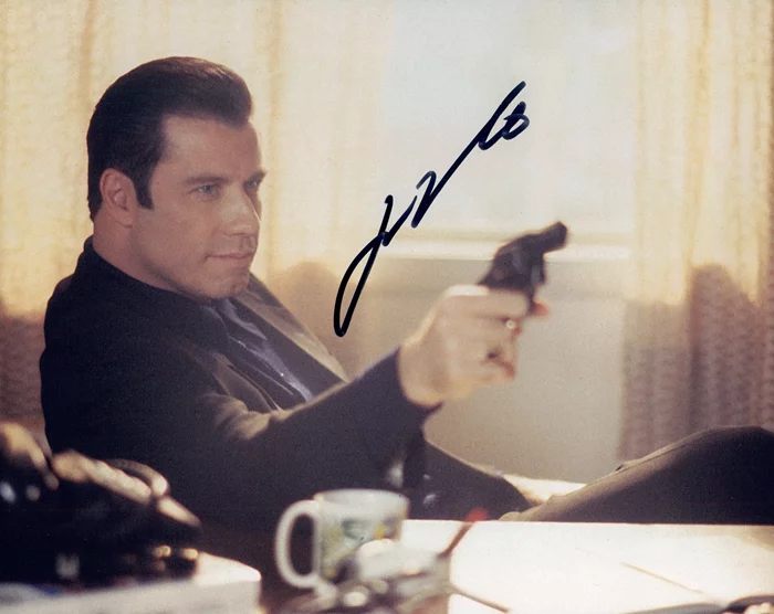 John Travolta autograph