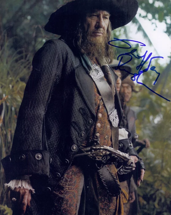 Geoffrey Rush autograph