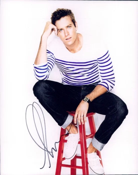 Armie Hammer autograph