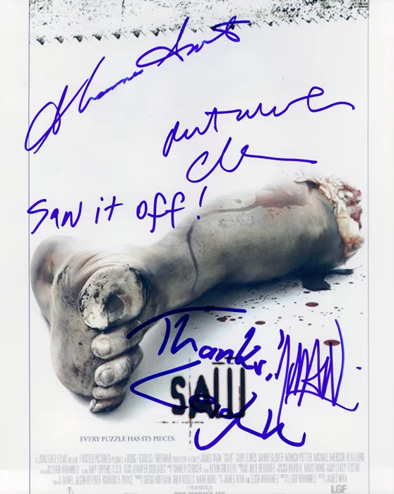 Saw autograph