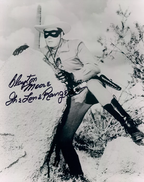 Clayton Moore autograph