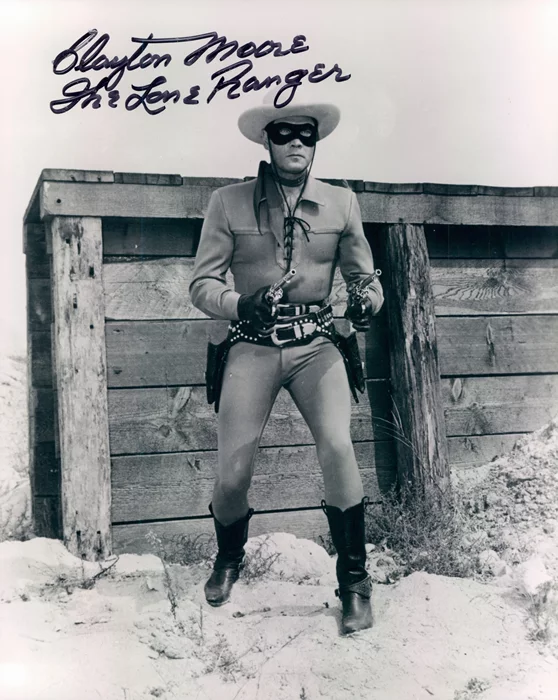 Clayton Moore autograph