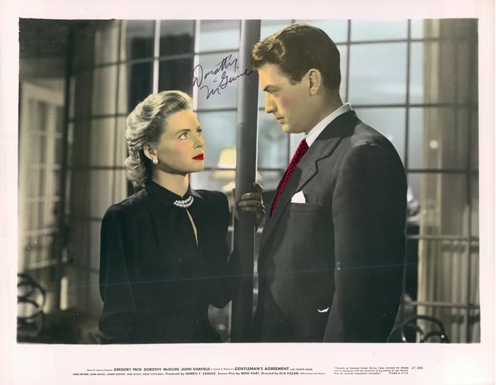 Dorothy McGuire autograph