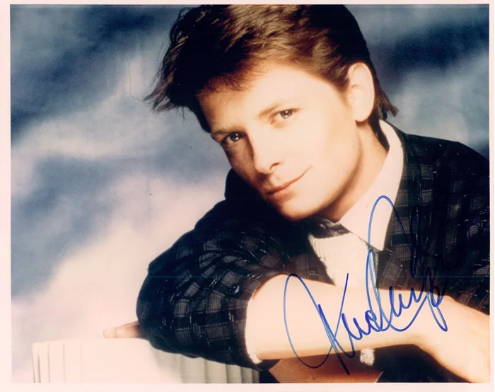 Michael J. Fox autograph