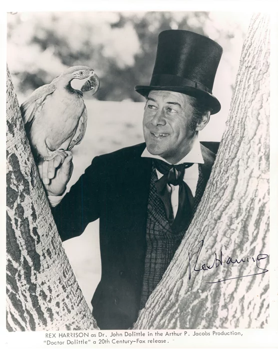 Rex Harrison autograph