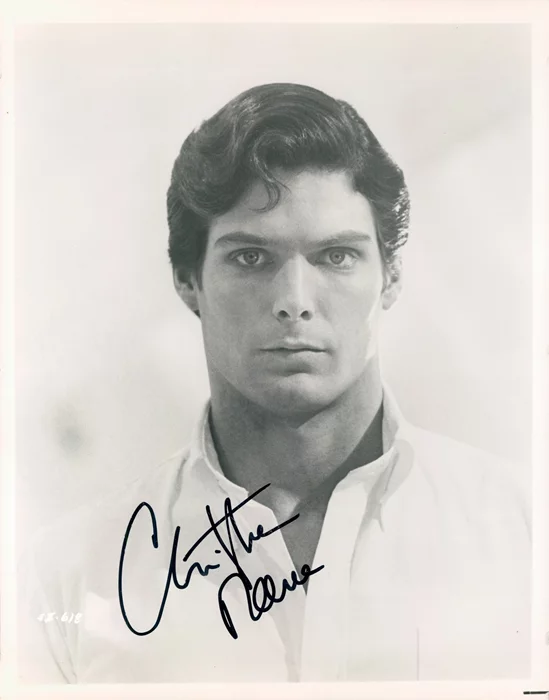 Christopher Reeve autograph