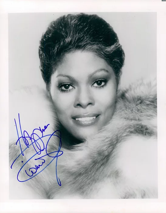 Dionne Warwick autograph