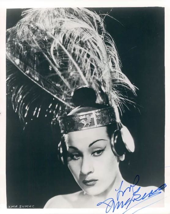Yma Sumac autograph