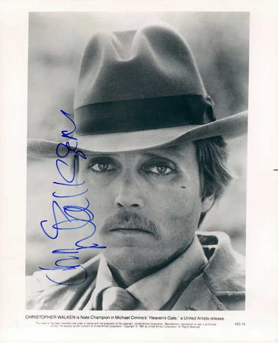 Christopher Walken autograph