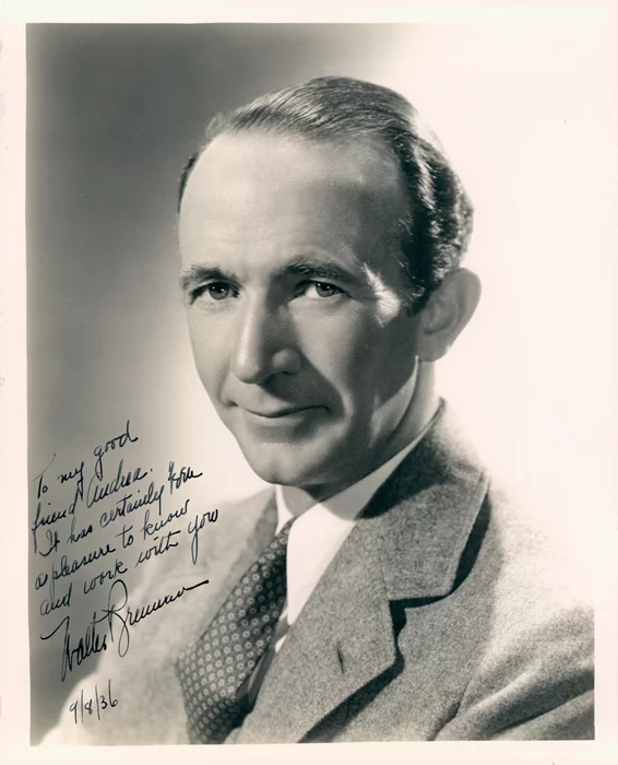 Walter Brennan autograph