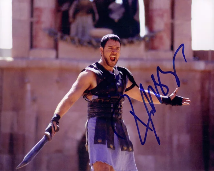 Russell Crowe autograph