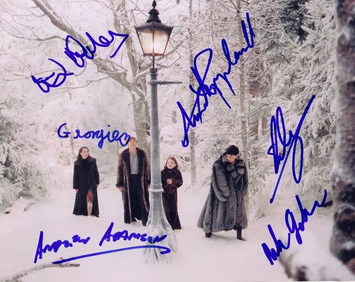 Chronicles of Narnia autograph