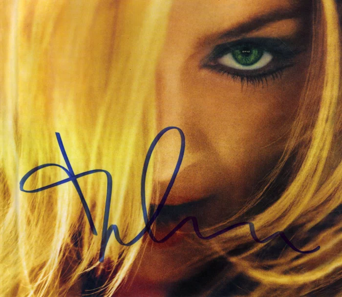 Madonna autograph