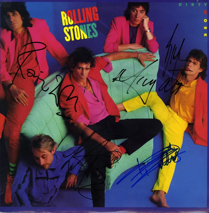 The Rolling Stones autograph