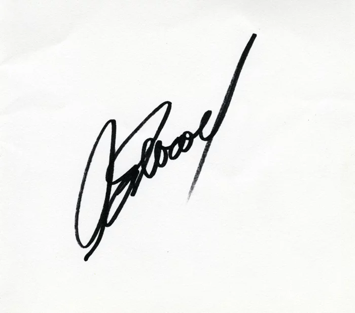 Clint Eastwood autograph