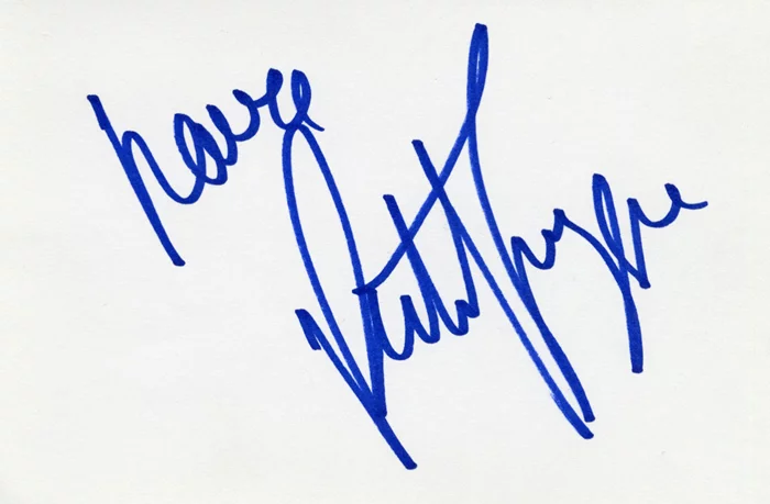 Patrick Swayze autograph