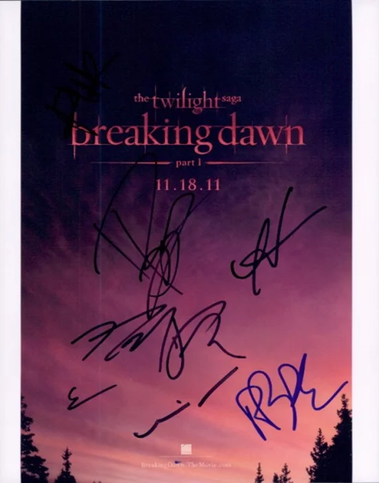Breaking Dawn - Part 1 autograph