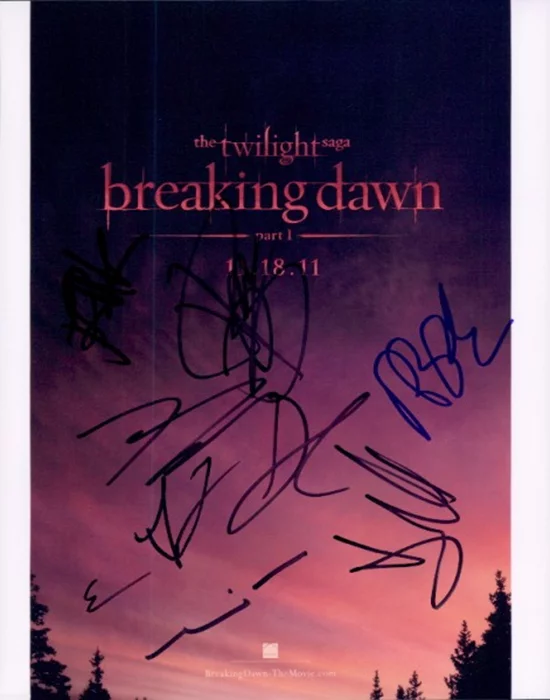 Breaking Dawn - Part 1 autograph