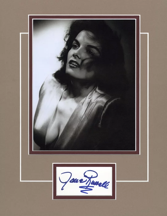 Jane Russell autograph