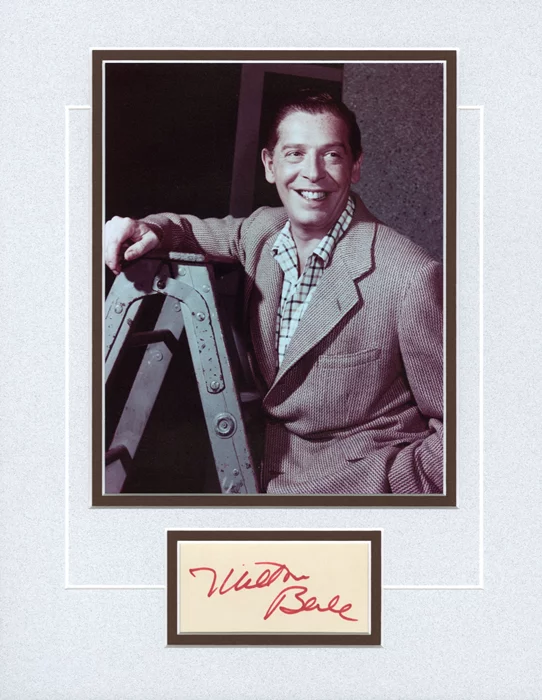 Milton Berle autograph