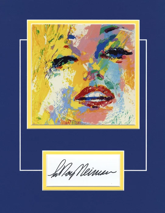 LeRoy Neiman autograph